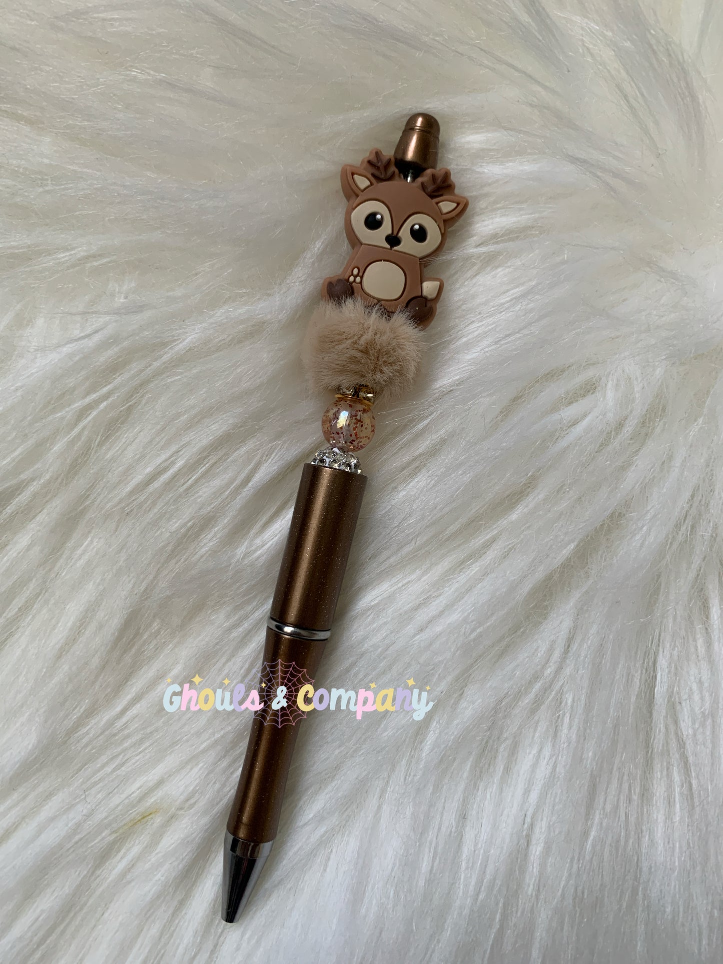 Reindeer Beaded Pen