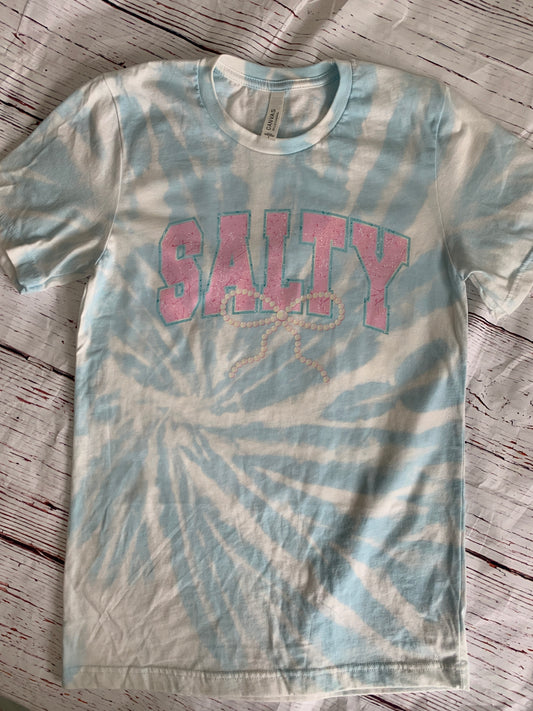 Salty Vibe reverse tie dye Tee🏖️